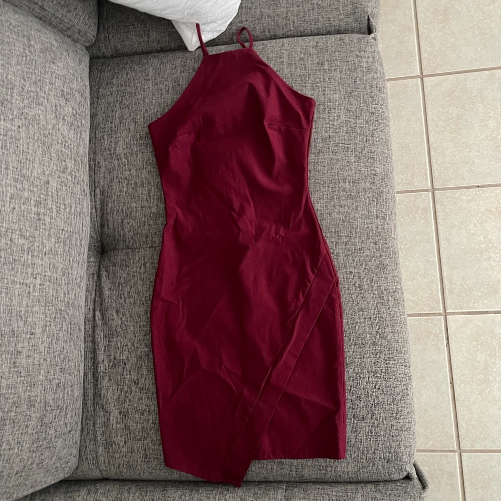 A’gaci Burgundy Dress